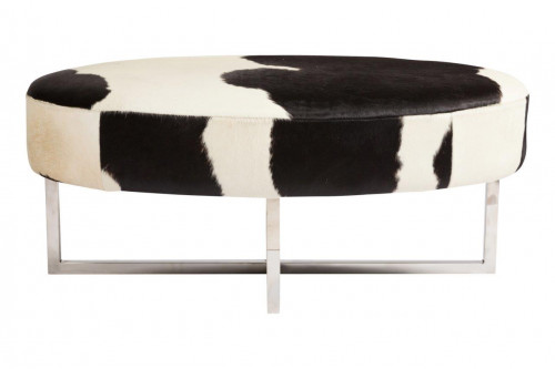 оттоманка cowhide черно-белая в Прокопьевске