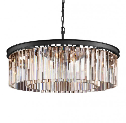 люстра prism black 80 черная, прозрачное стекло в Прокопьевске