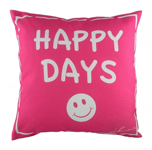 подушка с надписью happy days в Прокопьевске
