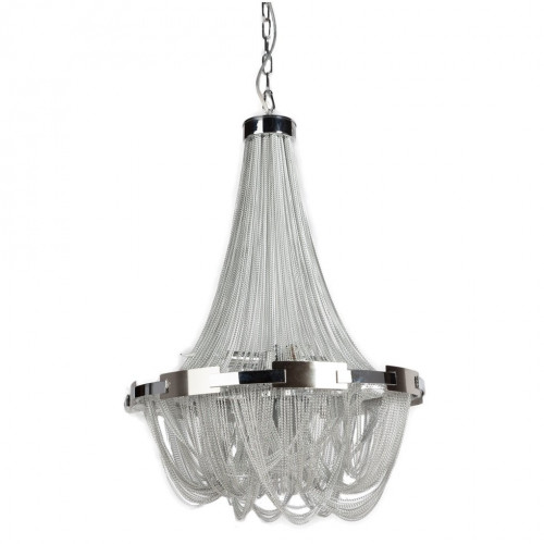 люстра firenzo серебро, прозрачная в Прокопьевске