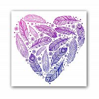 постер heart а4 (фиолетовый) в Прокопьевске