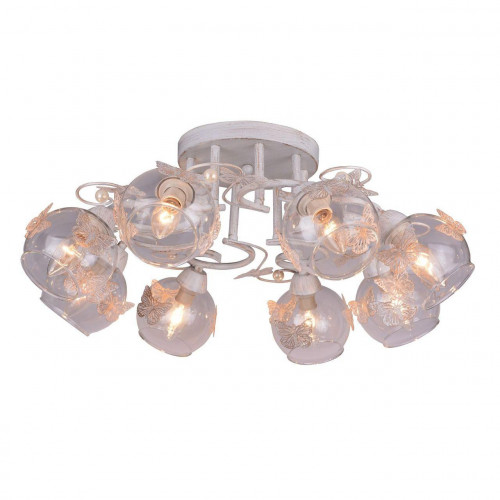 потолочная люстра arte lamp alessandra a5004pl-8wg в Прокопьевске