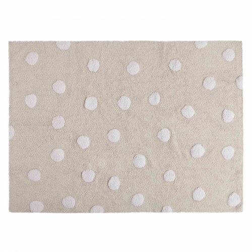 ковер polka dots бежевый-белый в Прокопьевске