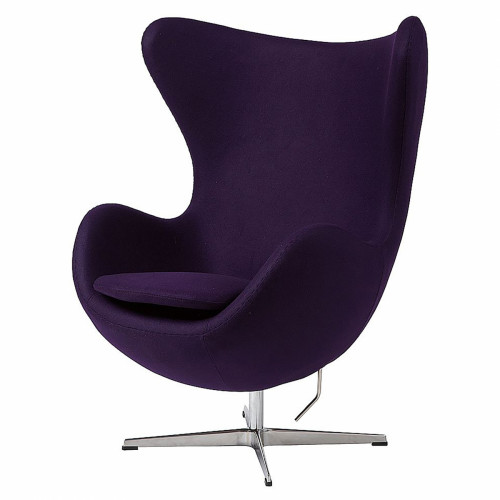 кресло egg chair темно-фиолетовое в Прокопьевске