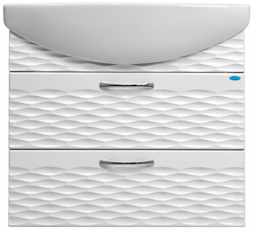 тумба под раковину олимпия клио cersanit cersania 60, подвесная, шхгхв: 57х34х50, цвет: белый в Прокопьевске