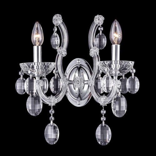 бра crystal lux hollywood ap2 chrome в Прокопьевске