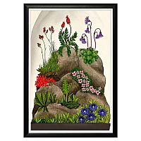 арт-постер микромир, версия цветы в Прокопьевске