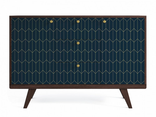 комод thimon темный дуб принт 023 в Прокопьевске