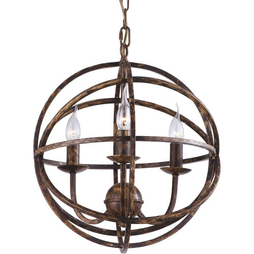 подвесная люстра arte lamp kopernik a1703sp-3br в Прокопьевске